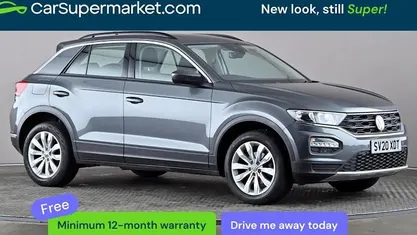 Used VW T-Roc SE 116 HP (85 kW) 2020 Grey SUV
