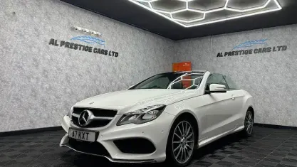 Used Mercedes E220 AMG 170 HP (125 kW) 2013 White Cabriolet