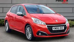 Orange Used 2017 Peugeot 208 Allure Hatchback | £6,299 (Fair price)