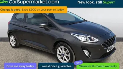 Used Ford Fiesta Zetec 101 HP (74 kW) 2019 Grey Hatchback