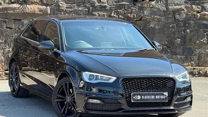 Used Audi A3 Sportback S-Line 110 HP (80 kW) 2015 Black Hatchback