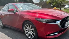 Red Used 2021 Mazda 3 Inclusive Sedan | £16,199 (Fair price)