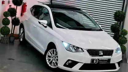 Usado Seat Ibiza Design 95 CV (69 kW) 2017 Blanco Utilitario