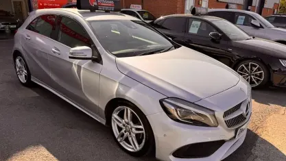 Used Mercedes A200 AMG line 136 HP (100 kW) 2015 Silver Hatchback