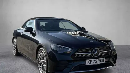 Used Mercedes E300 AMG line 265 HP (194 kW) 2023 Black Cabriolet