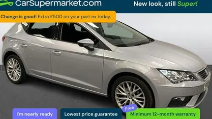 Used Seat Leon SE Dynamic 116 HP (85 kW) 2020 Silver Hatchback
