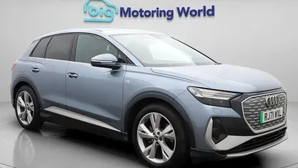 Used Audi Q4 e-tron S-Line 125 kW (170 HP) 2022 Blue SUV