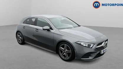 Used Mercedes A200 AMG line 163 HP (119 kW) 2019 Grey Hatchback