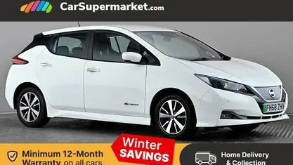 White Used 2019 Nissan Leaf Acenta Hatchback | £7,576 (Fair price)