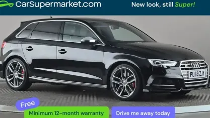 Begagnad Audi S3 Sportback Advanced 300 HK (220 kW) 2019 Svart Halvkombi