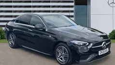 Black Used 2024 Mercedes C300e AMG Line Premium Sedan | £41,347 (Fair price)
