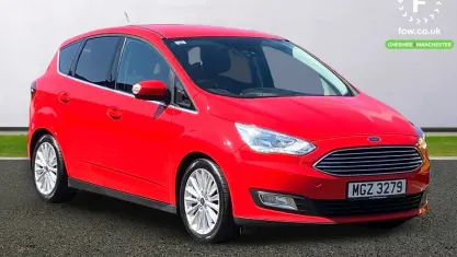 Used Ford C-MAX Titanium 101 HP (74 kW) 2019 Red MPV