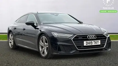 Used Audi A7 Sportback S-Line 286 HP (210 kW) 2019 Black Hatchback
