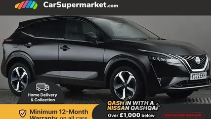 Black Used 2022 Nissan Qashqai N-Connecta SUV | £16,197 (Fair price)