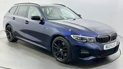 Used BMW 330e M Sport 292 HP (214 kW) 2021 Blue Estate
