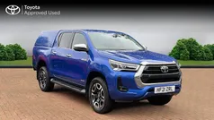 Nebula blue Used 2021 Toyota HiLux Pickup | £21,490 (Fair price)