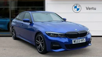 Used BMW 320 M Sport 184 HP (135 kW) 2022 Blue Sedan