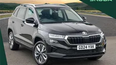 Black magic pearl effect Used 2024 Skoda Karoq SE L SUV | £21,995 (Fair price)