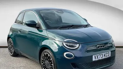 Used Fiat 500e La Prima 86 kW (118 HP) 2023 Green Hatchback