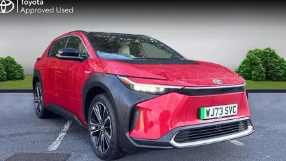 Red Used 2022 Toyota bZ4X Edition SUV | £24,890 (Fair price)