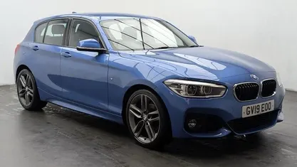 Used BMW 118 M Sport 136 HP (100 kW) 2019 Blue Hatchback