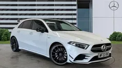 White Used 2022 Mercedes A35 AMG Premium Plus Hatchback | £31,931 (Fair price)