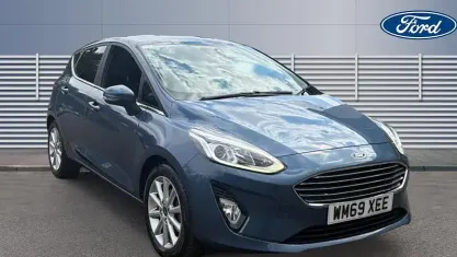 Used Ford Fiesta Titanium 95 HP (69 kW) 2020 Blue Hatchback