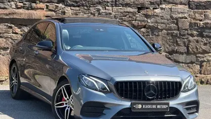 Used Mercedes E220 AMG line 194 HP (142 kW) 2018 Grey Sedan