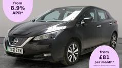 Black Used 2021 Nissan Leaf Acenta Hatchback | £7,261 (Good price)