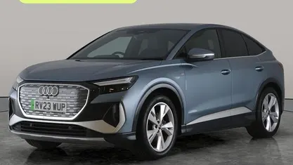 Used Audi Q4 Sportback e-tron S-Line 125 kW (170 HP) 2022 Blue SUV