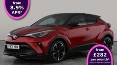 Red/black Used 2021 Toyota C-HR Sport SUV | £19,908 (Fair price)