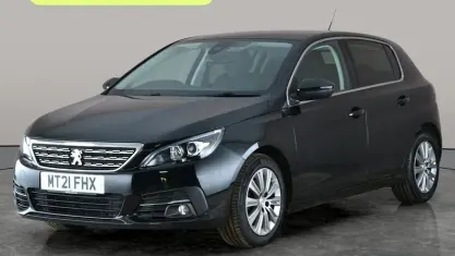 Used Peugeot 308 Allure 131 HP (96 kW) 2021 Black Hatchback