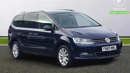 Used VW Sharan SEL 177 HP (130 kW) 2019 Blue MPV