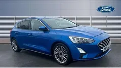 Blue Used 2019 Ford Focus Titanium X Hatchback | £9,912 (Fair price)
