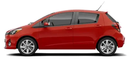 Begagnad Toyota Yaris 69 HK (50 kW) 2015 Röd Halvkombi