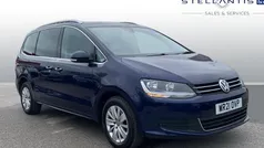 Blue Used 2021 VW Sharan SE MPV | £17,482 (Fair price)