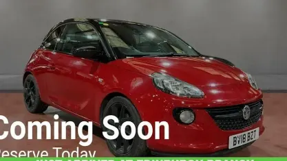 Used Vauxhall Adam S 70 HP (51 kW) 2018 Red Hatchback
