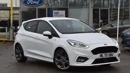 Used Ford Fiesta ST-Line 125 HP (91 kW) 2020 White Hatchback