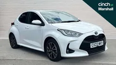 White Used 2022 Toyota Yaris Hybrid Design Hatchback | £16,767 (Fair price)