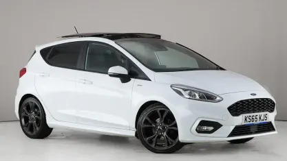 Used Ford Fiesta ST-Line X 101 HP (74 kW) 2018 White Hatchback
