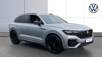 Silver Used 2021 VW Touareg Black Edition SUV | £40,033 (Fair price)