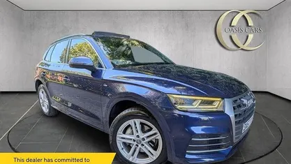 Blue Used 2017 Audi Q5 S-Line SUV | £20,995 (Expensive)