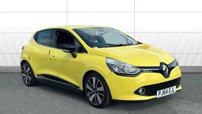 Used Renault Clio Dynamique 90 HP (66 kW) 2014 Yellow Hatchback