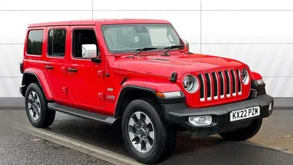 Used Jeep Wrangler Overland 272 HP (200 kW) 2022 Red SUV