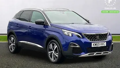 Used Peugeot 3008 GT-line 131 HP (96 kW) 2019 Blue SUV