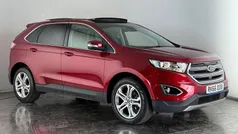 Red Used 2016 Ford Edge Titanium SUV | £9,650 (Fair price)