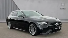 Black Used 2024 Mercedes C300e AMG Line Premium Estate | £34,470 (Good price)