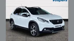 White Used 2018 Peugeot 2008 GT-line SUV | £11,700 (Fair price)