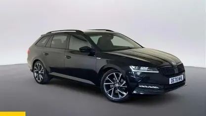 Used Skoda Superb SportlinePlus 190 HP (139 kW) 2020 Black Estate