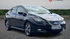 Special pearl pearl black Used 2021 Nissan Leaf Tekna Hatchback | £11,298 (Fair price)